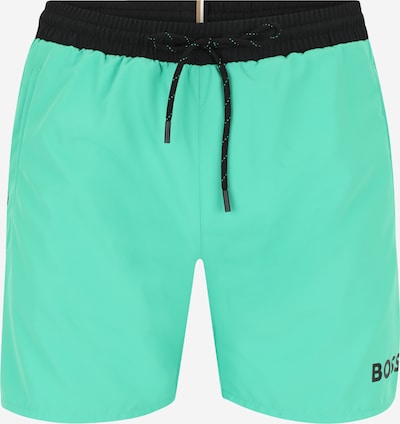 Maudymosi trumpikės 'Starfish' iš BOSS, spalva – turkio spalva / juoda, Prekių apžvalga