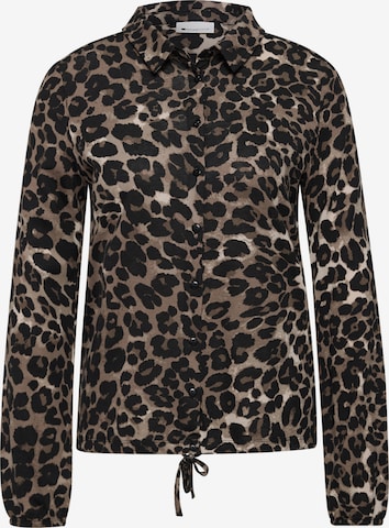 STREET ONE Shirt in Braun: Vorderseite