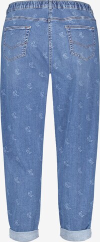 SAMOON Tapered Jeans in Blauw