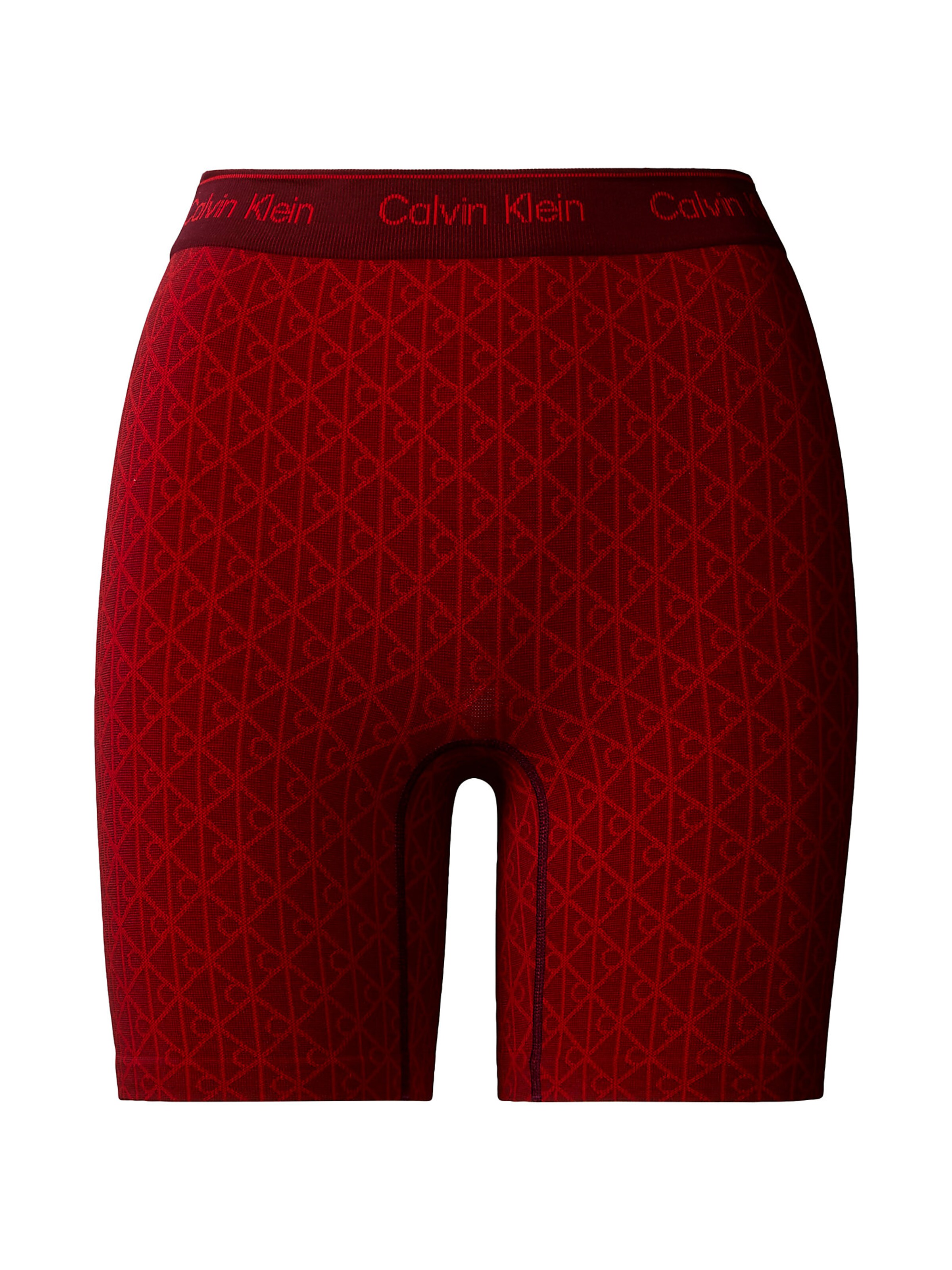 Pantalon modelant Calvin Klein en rouge : devant