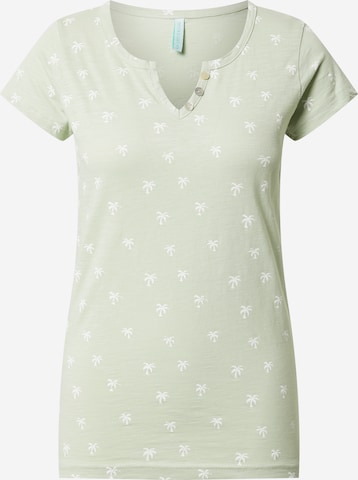 Stitch and Soul Shirt in Groen: voorkant