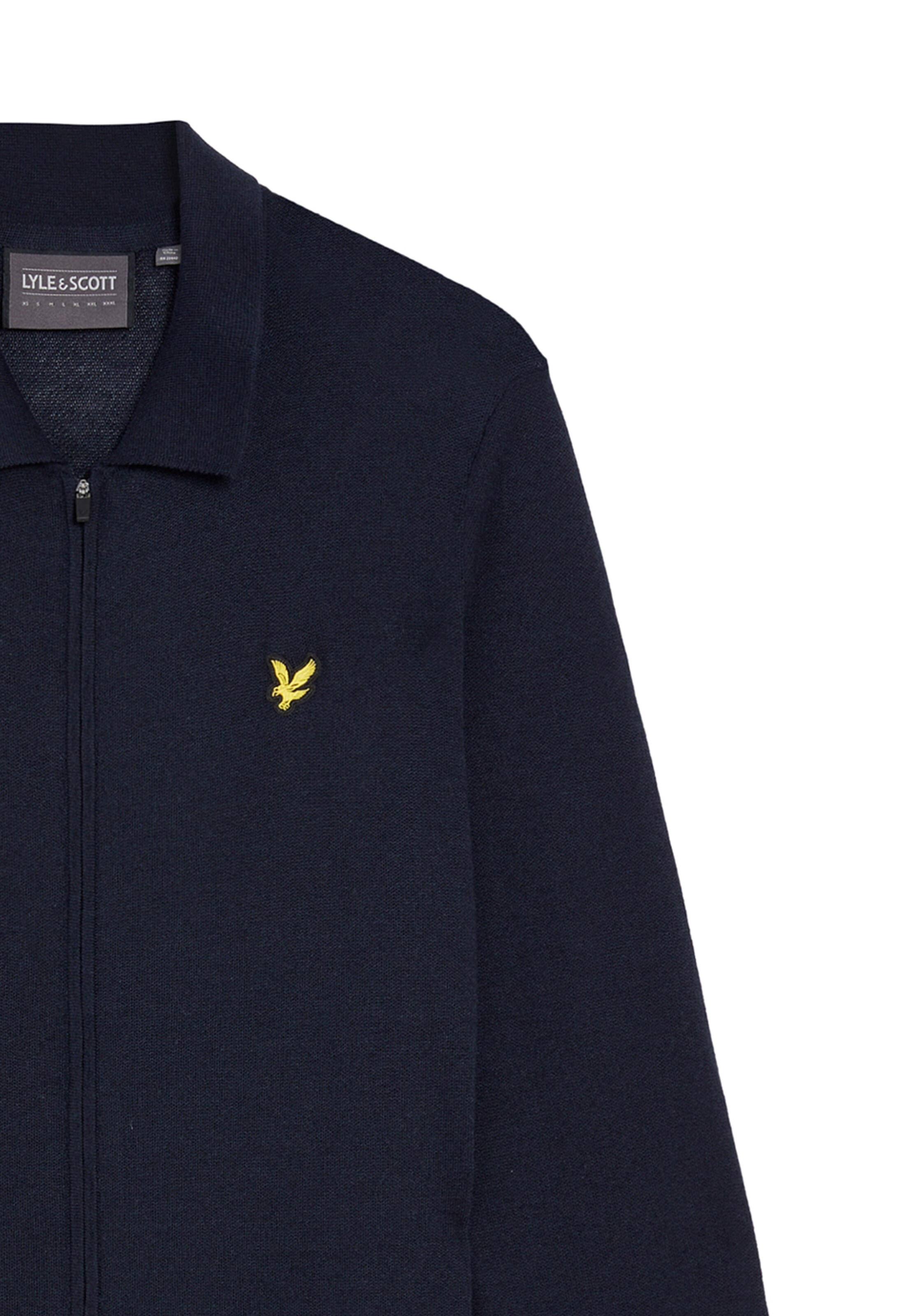 Lyle & Scott Knit Cardigan in Blue