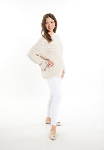 usha WHITE LABEL Sweater 'Lynnea' in Beige