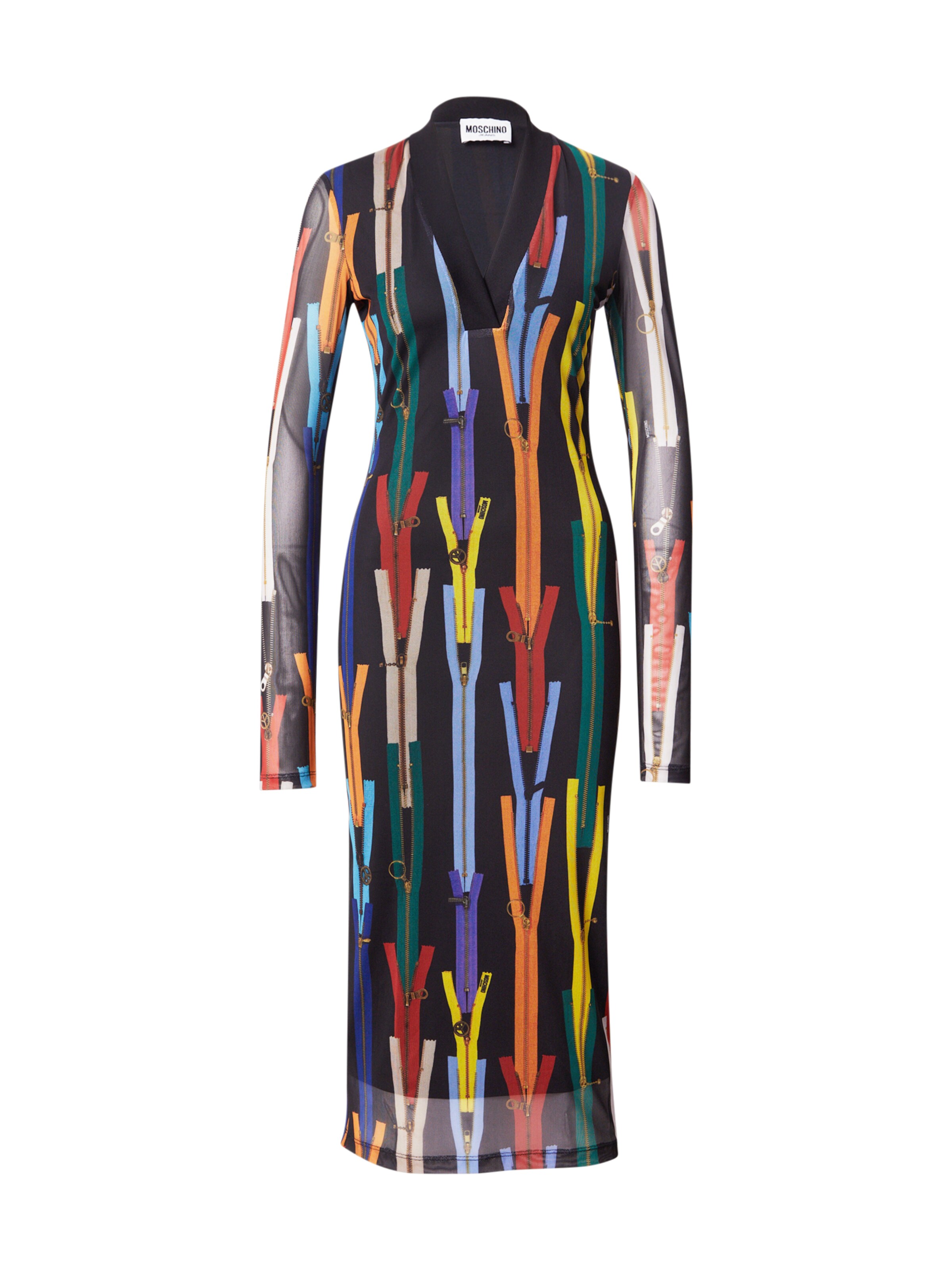 Moschino Jeans Sukienka w kolorze czarny: przód