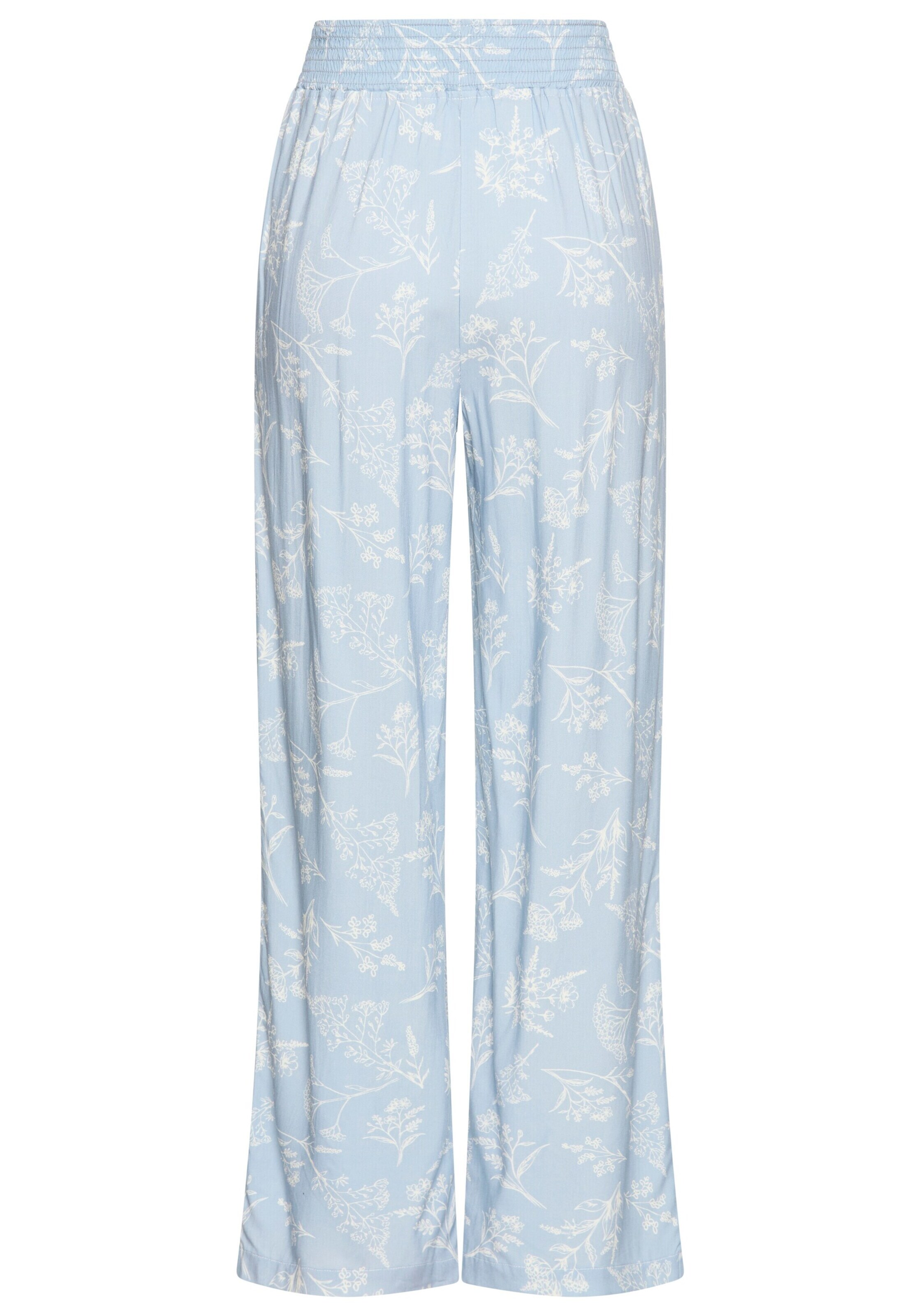 LASCANA Pyjamahose in Blau