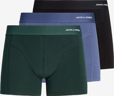 JACK & JONES Bokserishortsit 'JACCOMO' koossa L värissä savunsininen / vihreä / musta, Tuotenäkymä