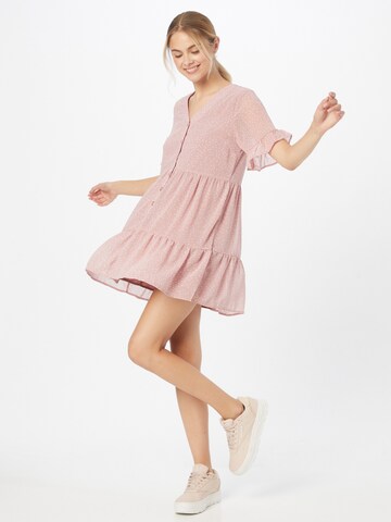 In The Style Curve Shirt Dress 'DANI' in Pink