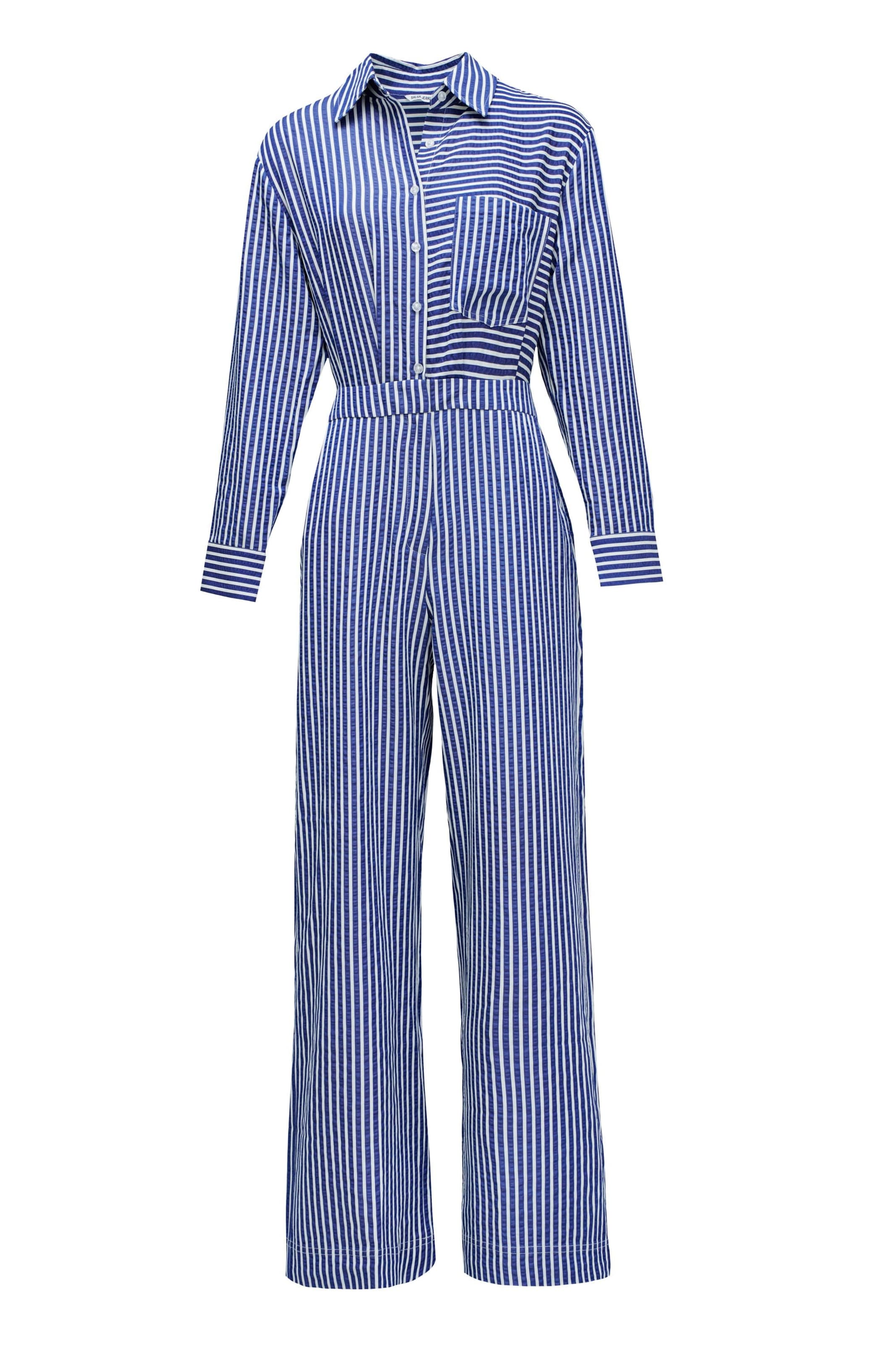 Salsa Jeans Jumpsuits in Blau: Vorderseite