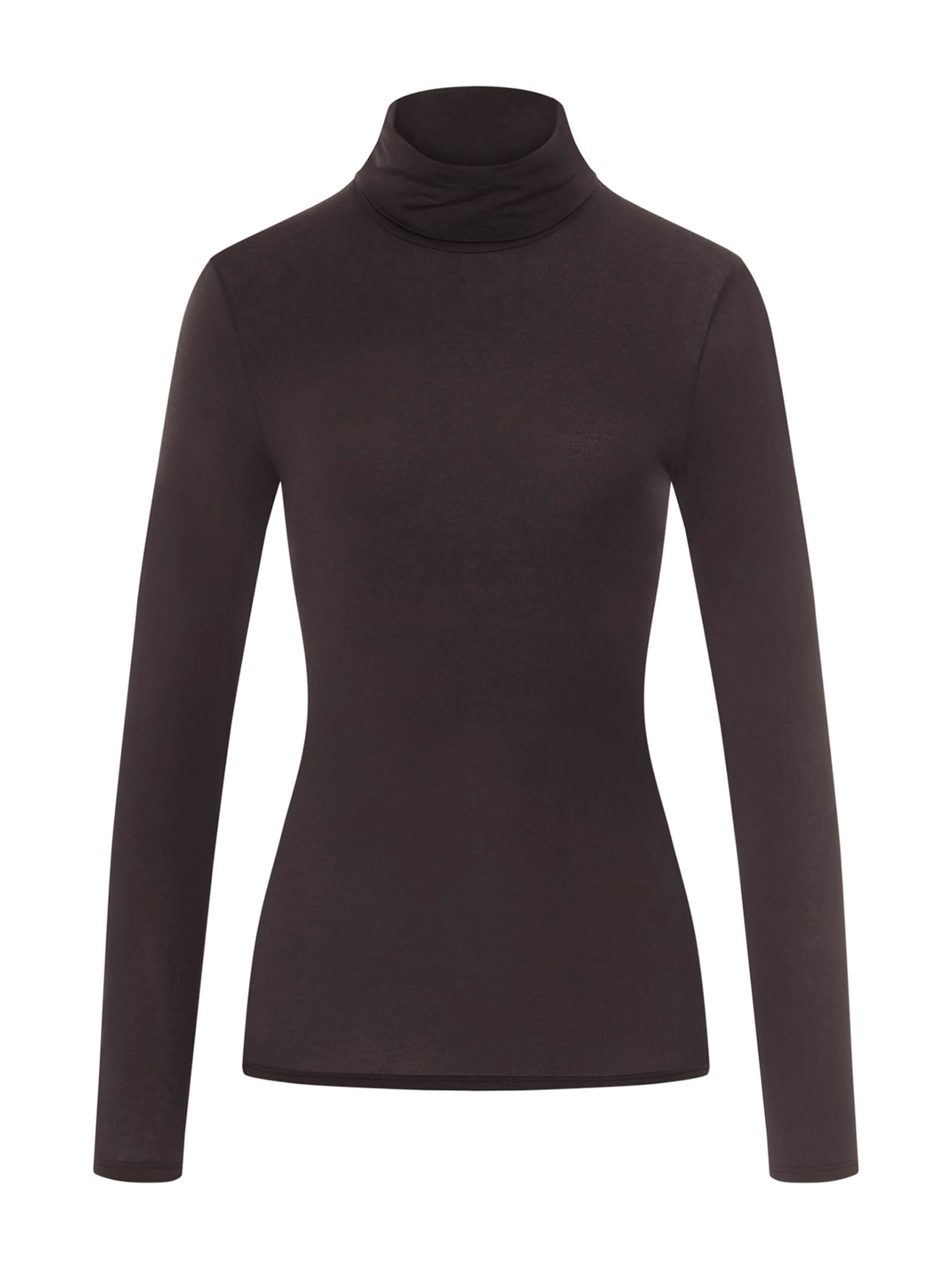 Maillot de corps ' Ultralight Wool ' Hanro en marron : devant