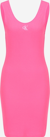 Calvin Klein Jeans Kleid in Pink: predná strana