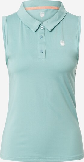 K-Swiss Performance Sportshirt 'HYPERCOURT' in pastellblau / weiß, Produktansicht