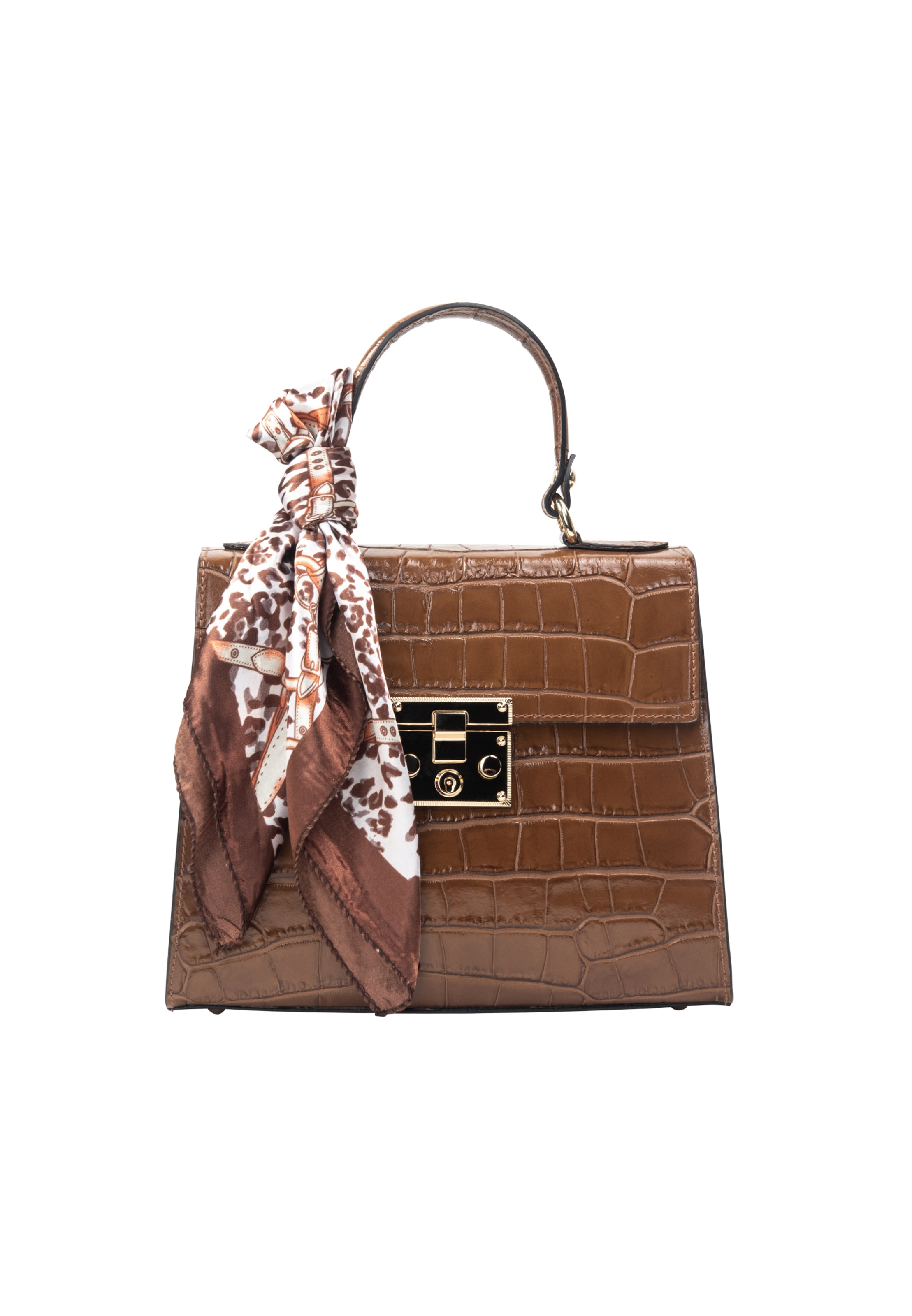 FELIPA - Malas de tiracolo em castanho: frente