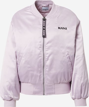 Veste mi-saison Karl Kani en violet : devant