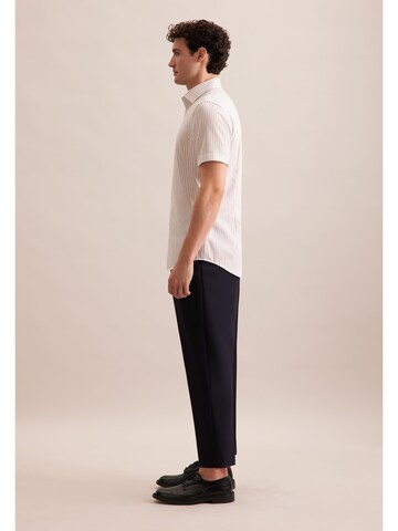 SEIDENSTICKER Slim Fit Hemd in Beige