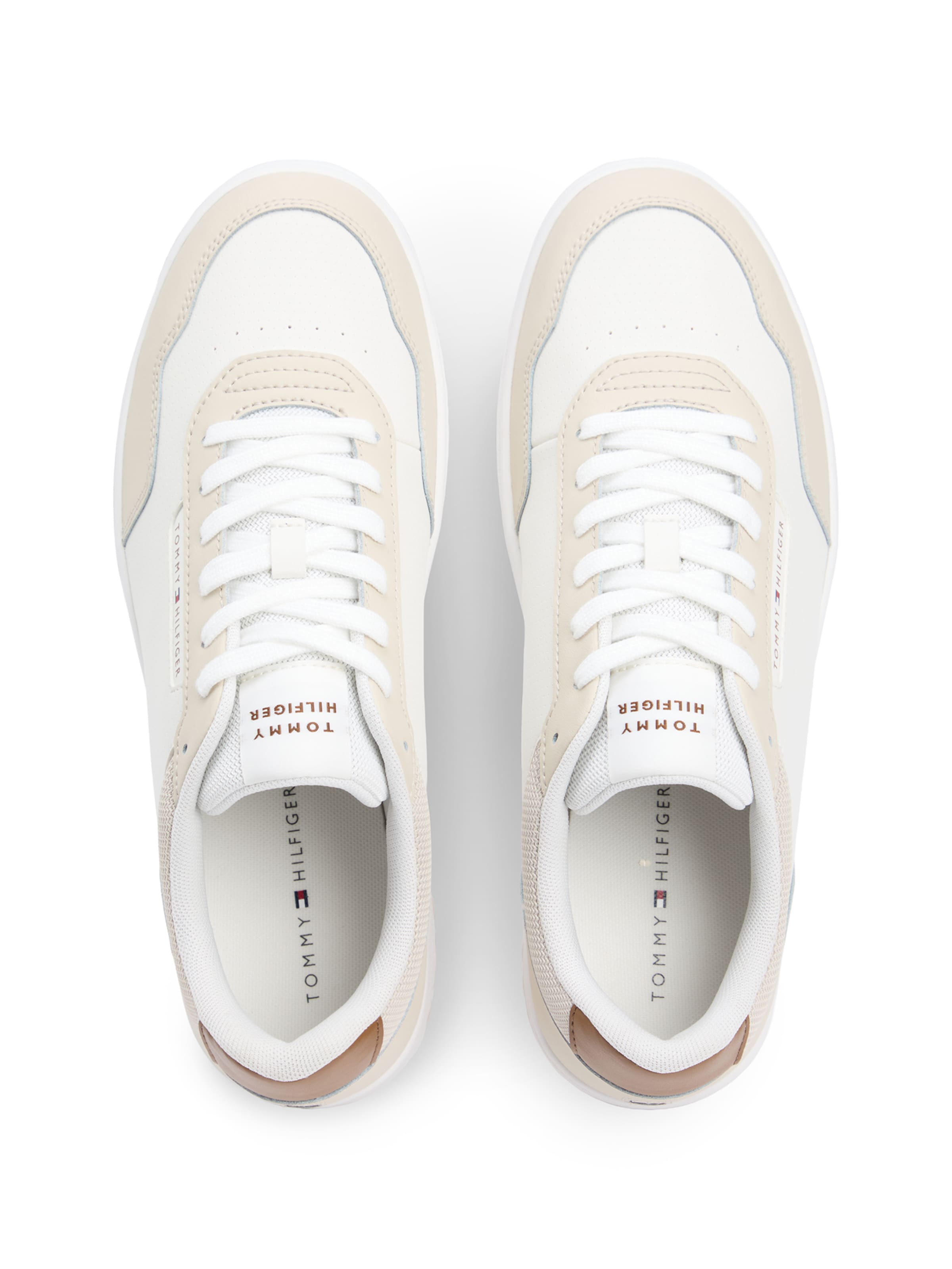 TOMMY HILFIGER Nizke superge | bež barva
