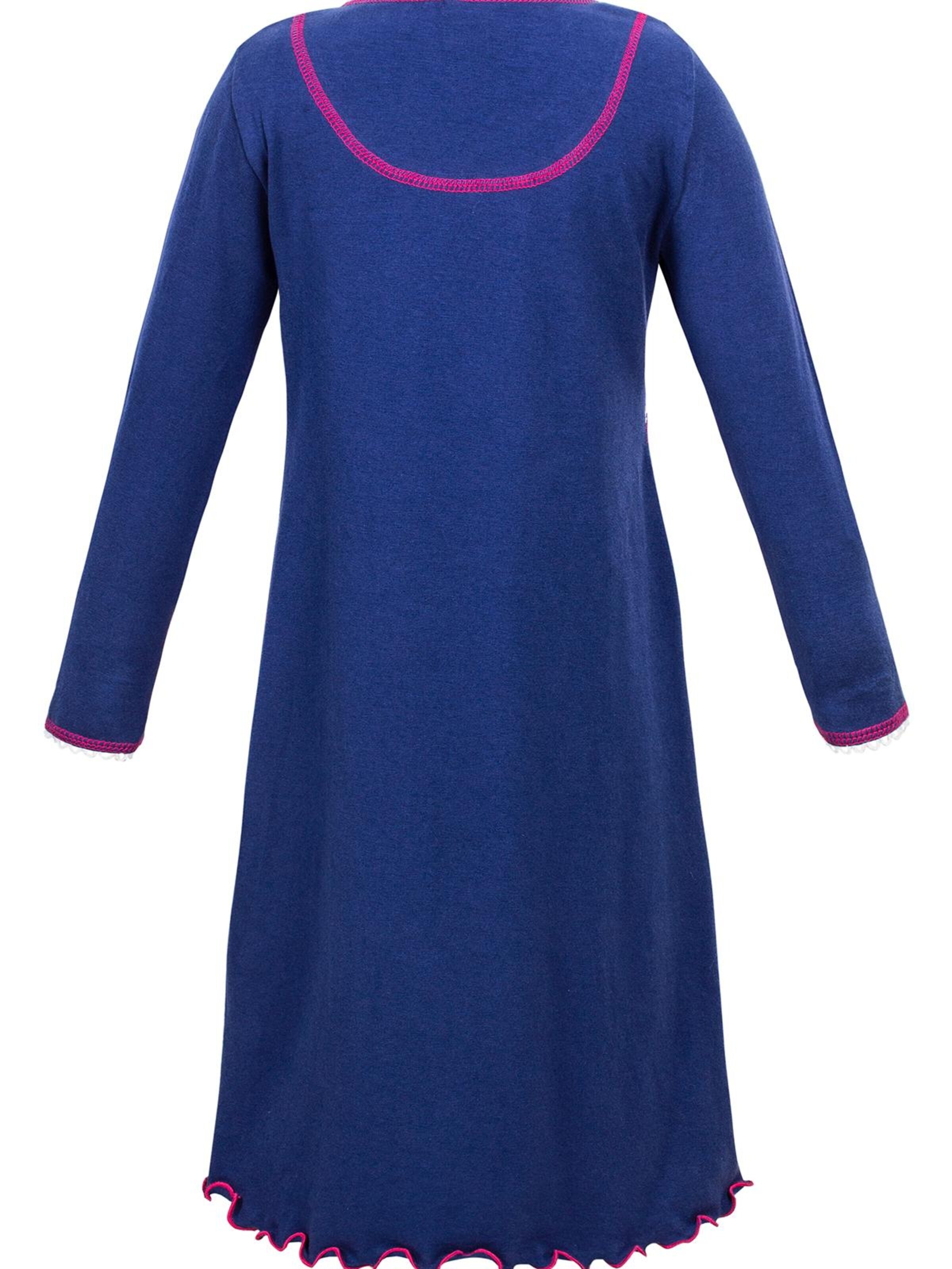 La V Nachtkledij 'Nachthemd Faye' in Blauw