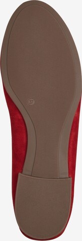 TAMARIS Ballet Flats in Red