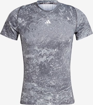 ADIDAS PERFORMANCE Functioneel shirt in Grijs: voorkant