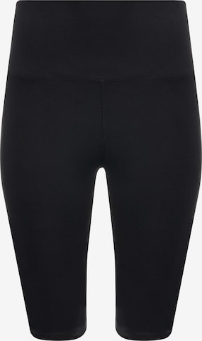 Evoni Leggings 'knielang aus Baumwolle' in Black: front