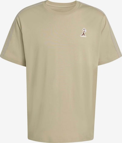 Sportiniai marškinėliai 'COFFEE' iš ADIDAS SPORTSWEAR, spalva – nebalintos drobės spalva / šokolado spalva / mokos spalva / balta, Prekių apžvalga