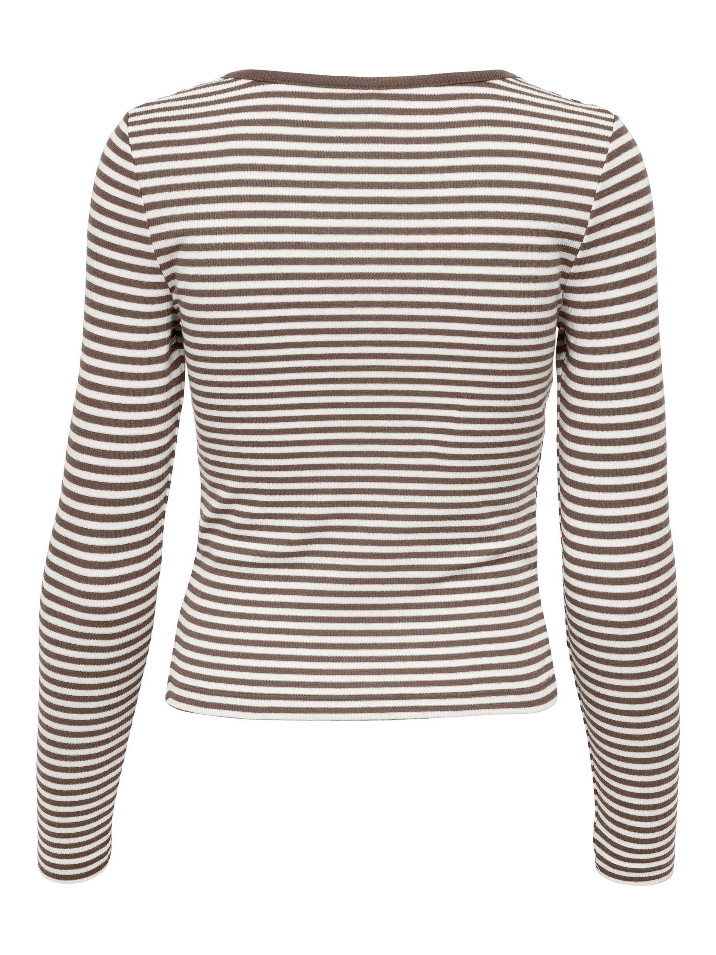 Frauen Shirts & Tops ONLY Shirt 'TINEA' in Braun, Weiß - IP35826 Frauen Shirts & Tops ONLY Shirt 'TINEA' in Braun, Weiß - IP35826