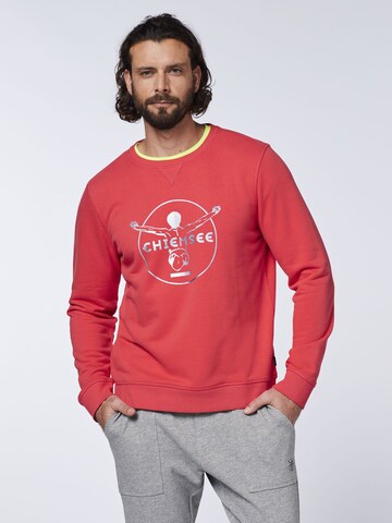 CHIEMSEE Regular Fit Sweatshirt in Rot: Vorderseite