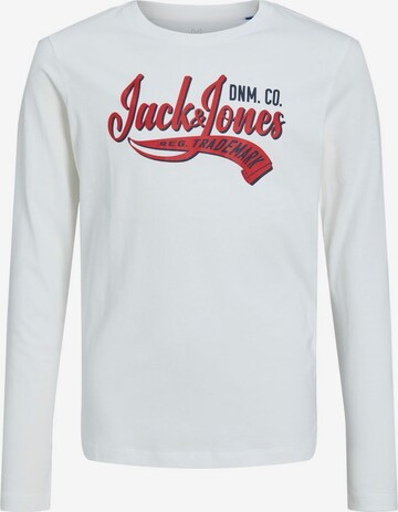 Jack & Jones Junior Tričko – bílá: přední strana