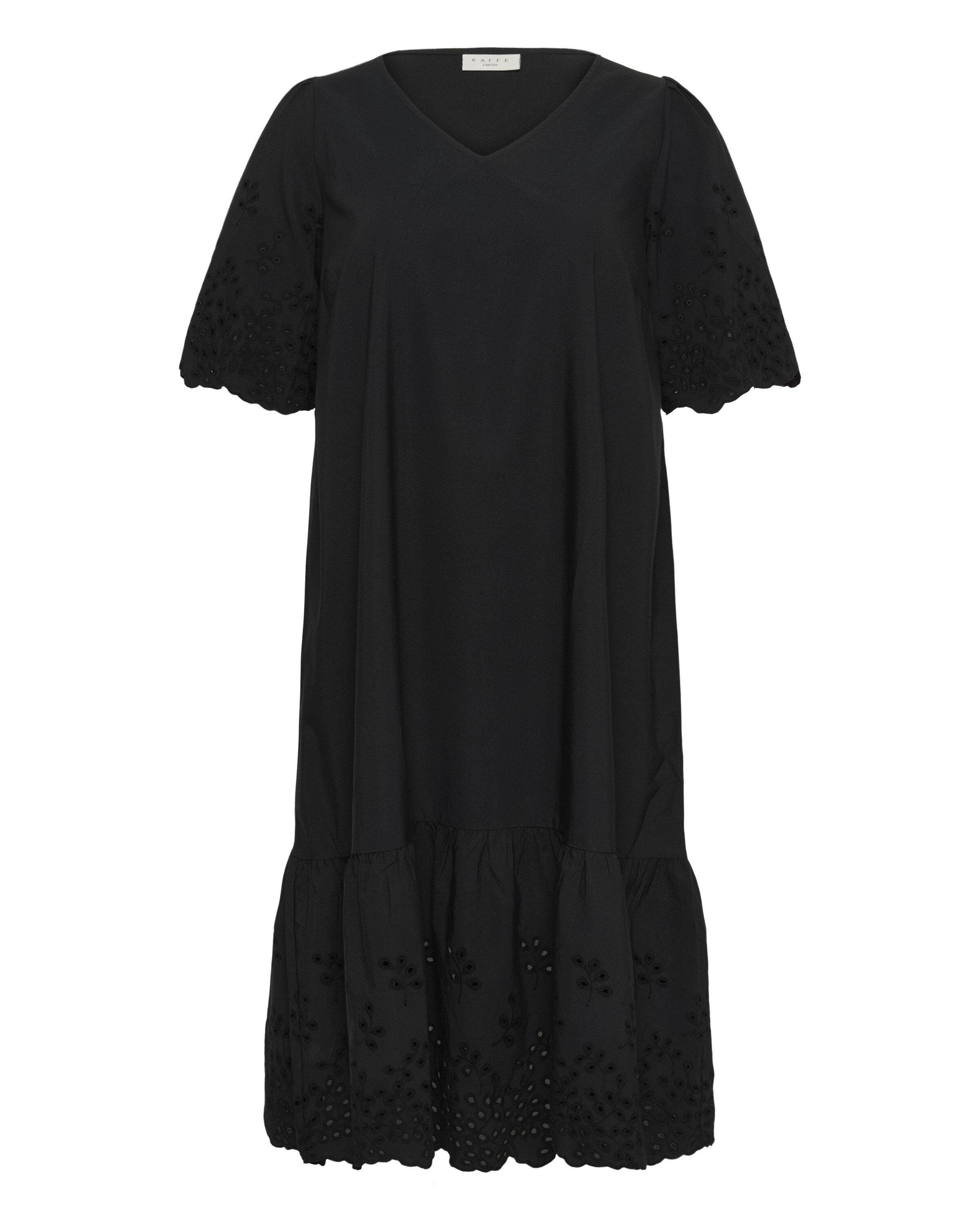 KAFFE CURVE Kleid 'KCLouisia' in Schwarz: Vorderseite