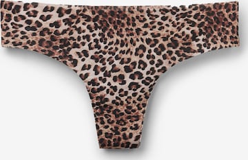 Tezenis Thong in Brown: front