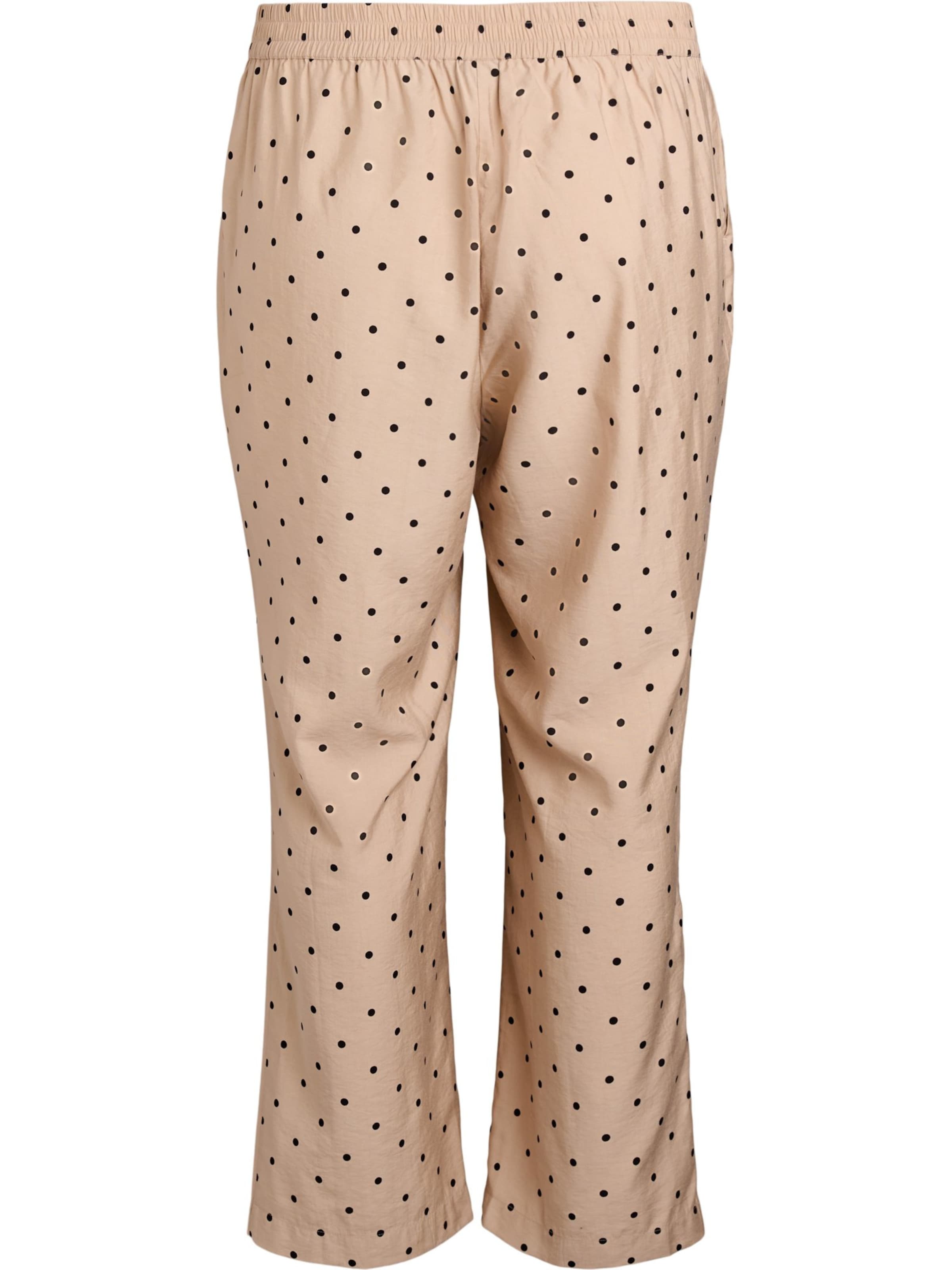 Loosefit Pantalon Zizzi en beige