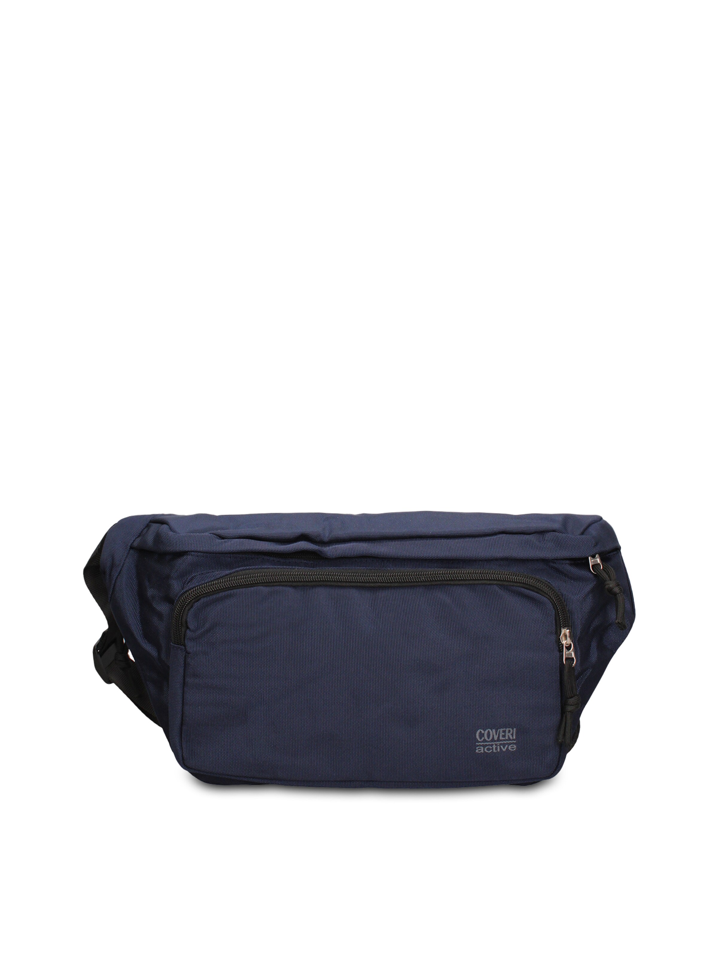Marsupio 'Marsupio Uomo Vegan Leather con Zip e Tracolla Regolabile' di Coveri Collection in blu: frontale