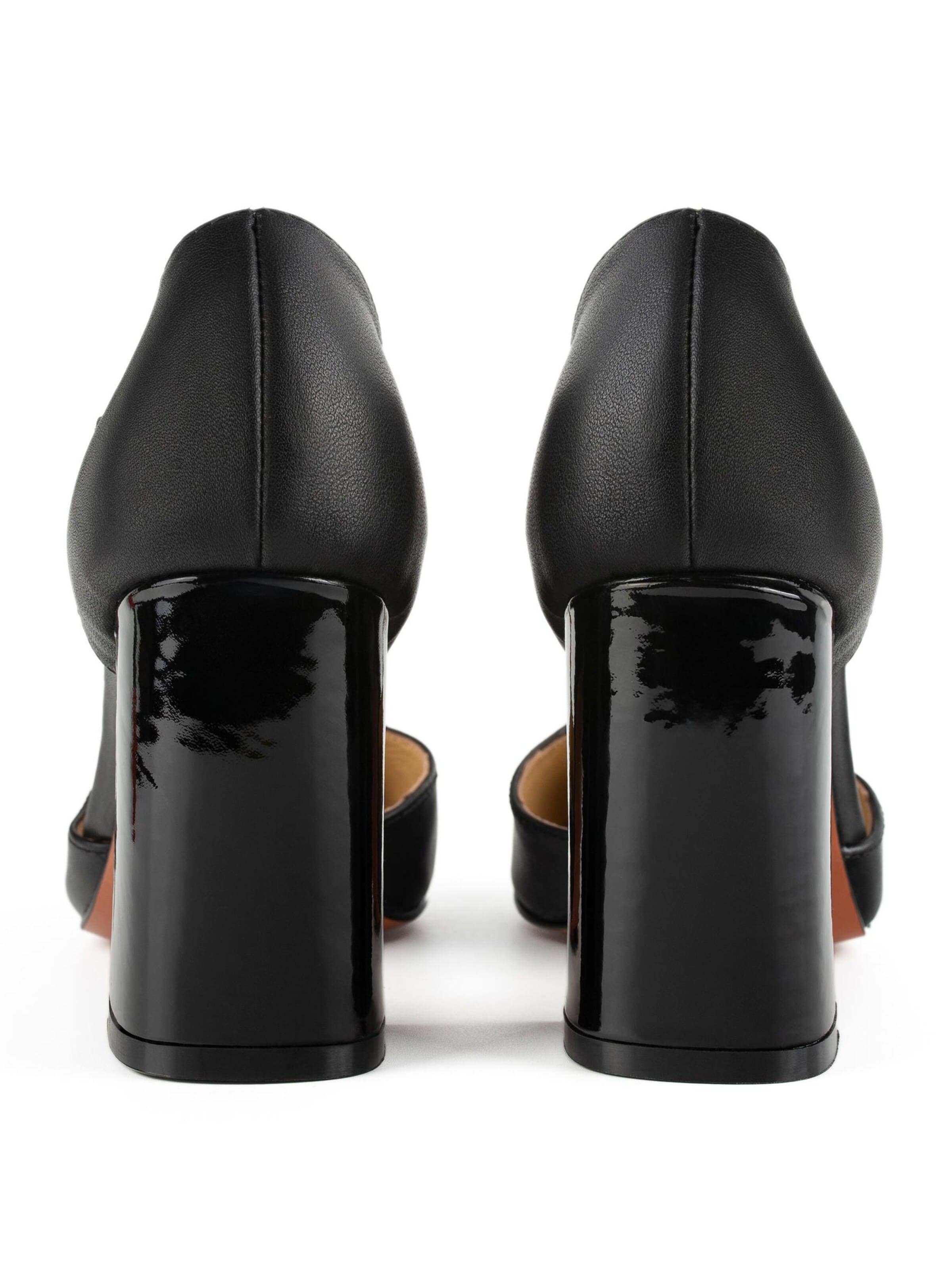 L37 HANDMADE SHOESCipele s potpeticom 'GALACTIC NIGHT' - crna boja