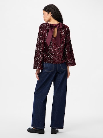 PIECES Bluse 'PCKAM' in Rot