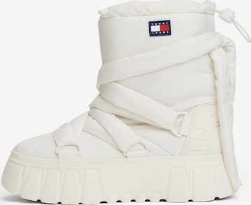 Tommy Jeans - Botas de nieve en blanco: frente