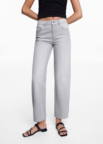 MANGO TEEN Regular Jeans 'silver' in Grey: front