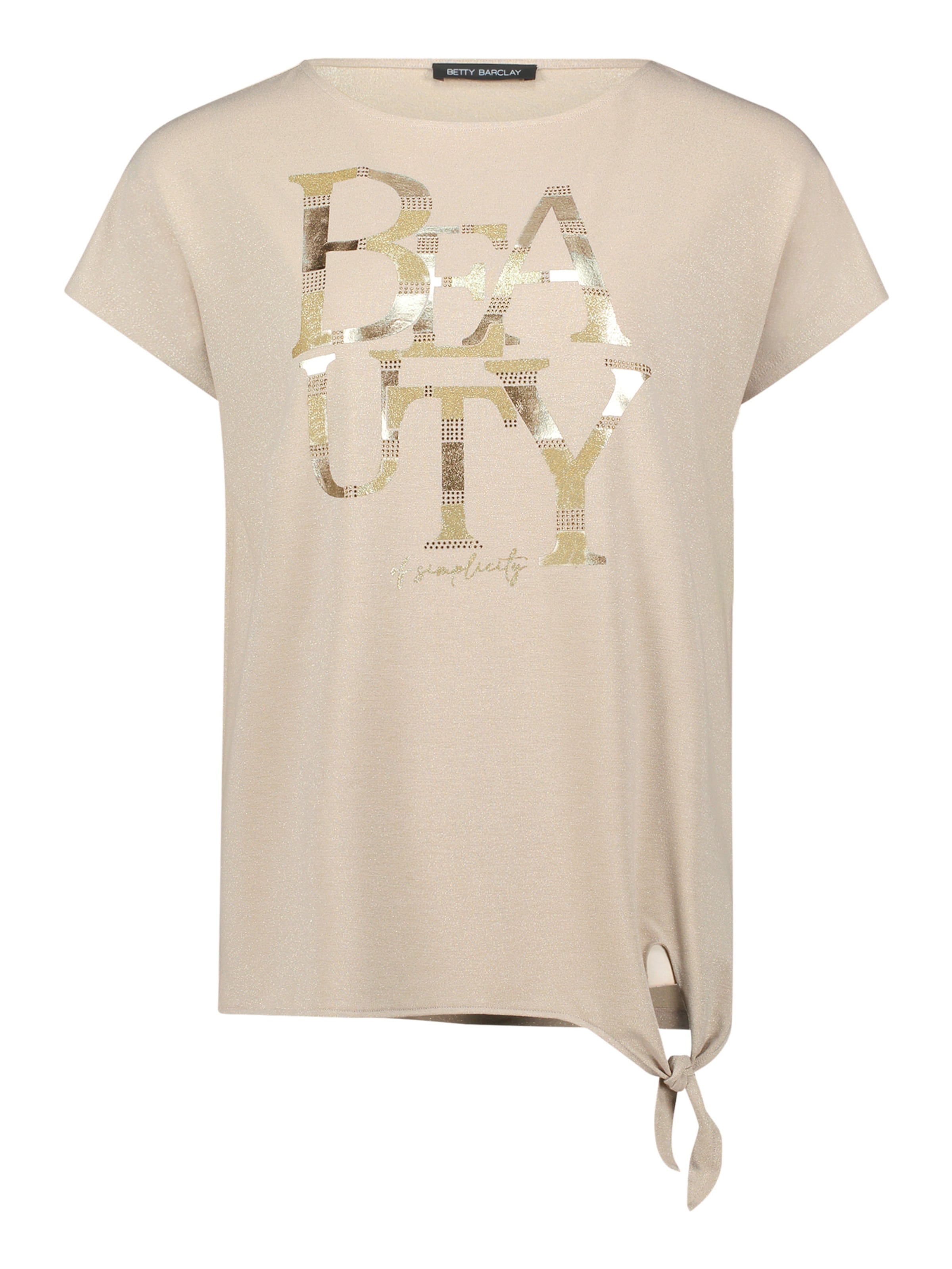T-shirt Betty Barclay en beige : devant