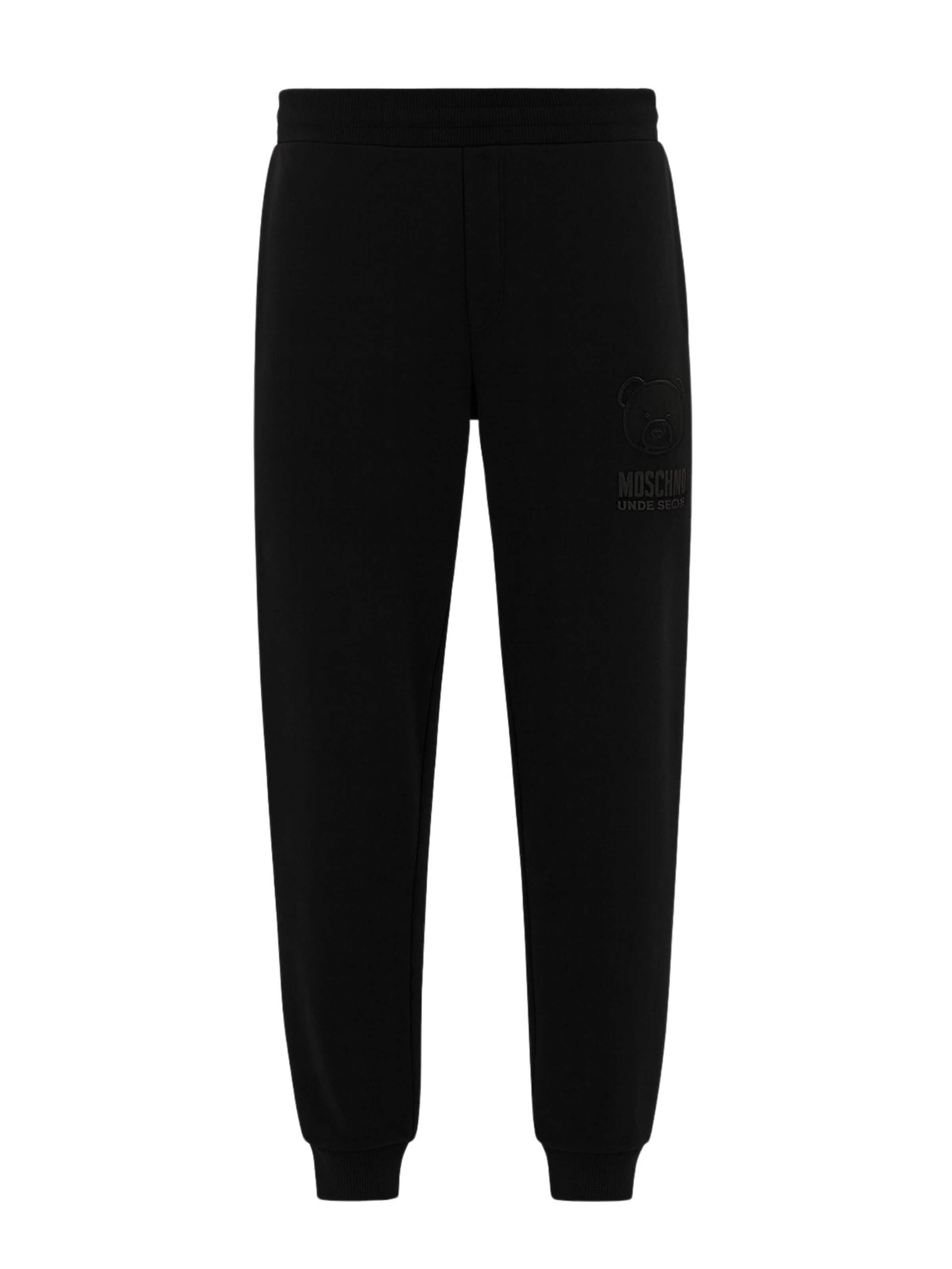MOSCHINO Spodnie sportowe 'Underwear jogger trousers' w kolorze czarny: przód