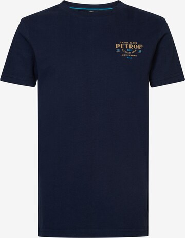 Petrol Industries Shirt 'Sungold' in Blauw: voorkant