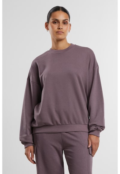 Urban Classics Sweat-shirt en XXXL en mauve, Vue avec produit