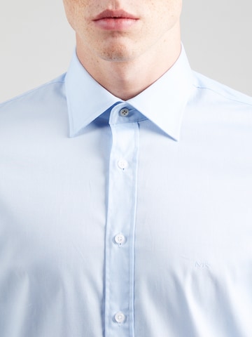 Michael Kors Regular fit Overhemd 'DOBBY' in Blauw