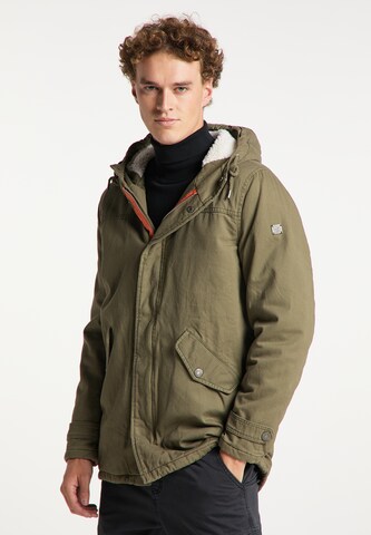 MO Winter Parka in Green: front