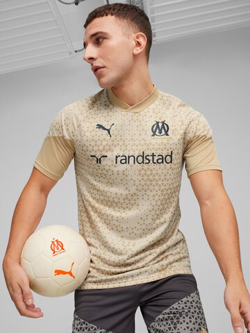 T-Shirt fonctionnel PUMA en beige : devant