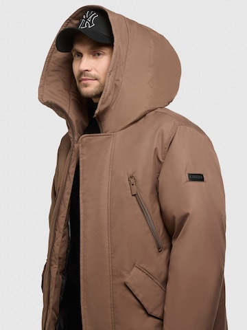 khujo Winterjacke 'Nate' in Braun