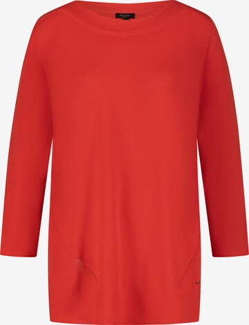 October Sweatshirt in Rood: voorkant