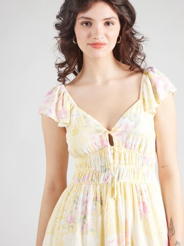 HOLLISTER Summer dress 'EMEA' in Yellow