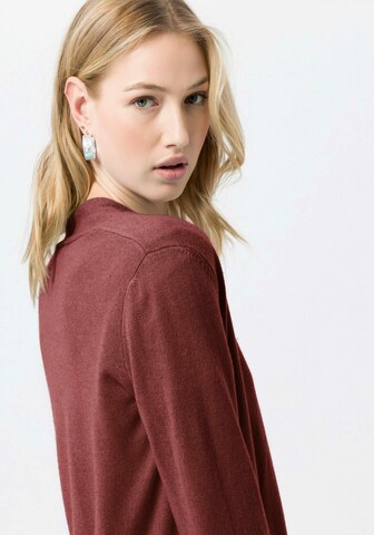 Peter Hahn Knit Cardigan 'Caro' in Red