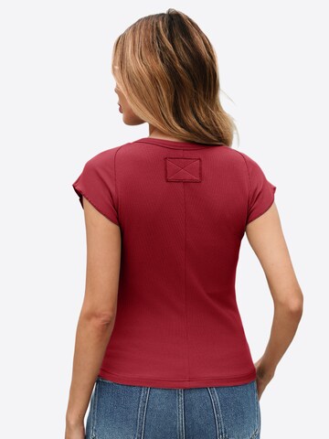 Imily Bela Tričko - Červená: zadná strana