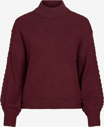 VILA Sweater 'IOMY' in Brown: front