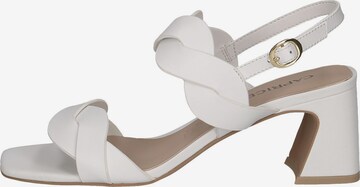 CAPRICE Strap Sandals in White