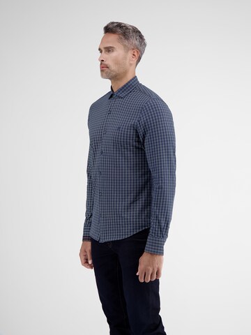 LERROS Slim fit Button Up Shirt in Blue